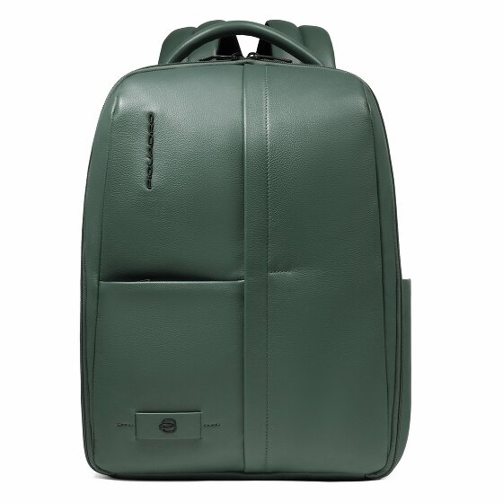 Piquadro Russel Dagrugzak RFID-bescherming Leer 41 cm Laptop compartiment