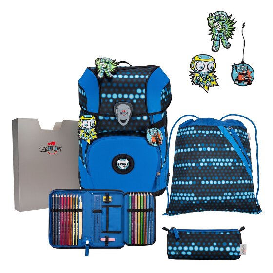 DerDieDas ErgoFlex Tiny Superflash Schooltas set 6-delig