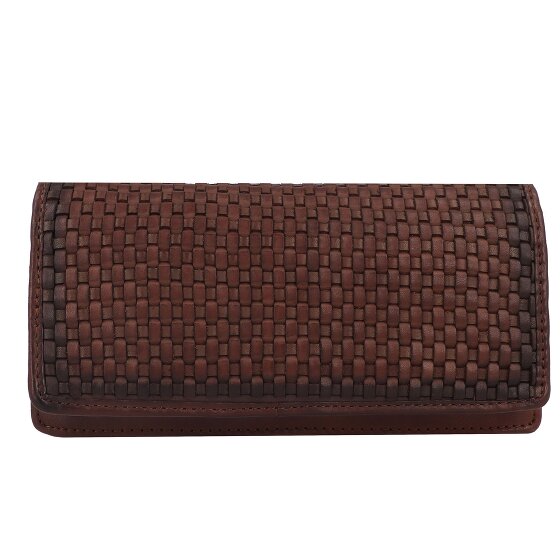 Harbour 2nd Soft Weaving Shelly Portemonnee Leer 18.5 cm