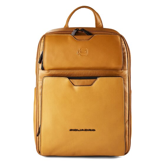 Piquadro Ael Dagrugzak Leer 37 cm Laptop compartiment