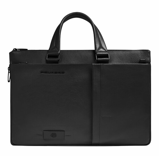 Piquadro Russel Koffer RFID-bescherming Leer 42 cm Laptop compartiment