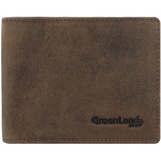 Greenland Nature Portemonnee RFID Leer 11,5 cm Greenland Nature Portemonnee RFID Leer 11,5 cm