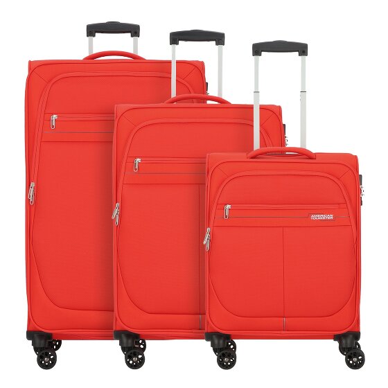 American Tourister Deep Dive 4 wielen Kofferset 3-delig met uitbreidingsplooi
