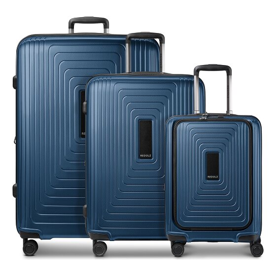 Redolz Essentials 14 4 wielen Kofferset 3-delig met uitbreidingsplooi