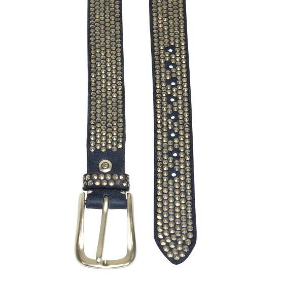 b.belt Studded riem leer