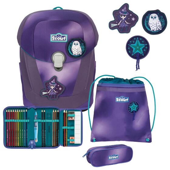 Scout Sunny II schooltassenset 4st Superflash