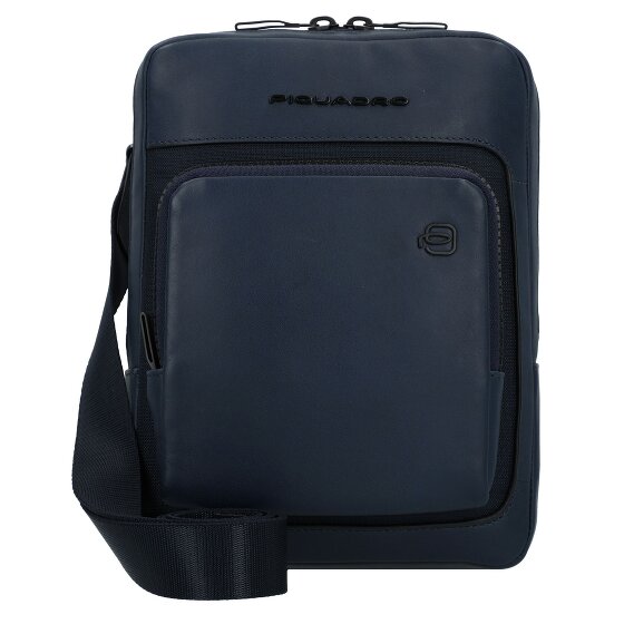 Piquadro Liko Mini tas Schoudertas RFID-bescherming Leer 17 cm