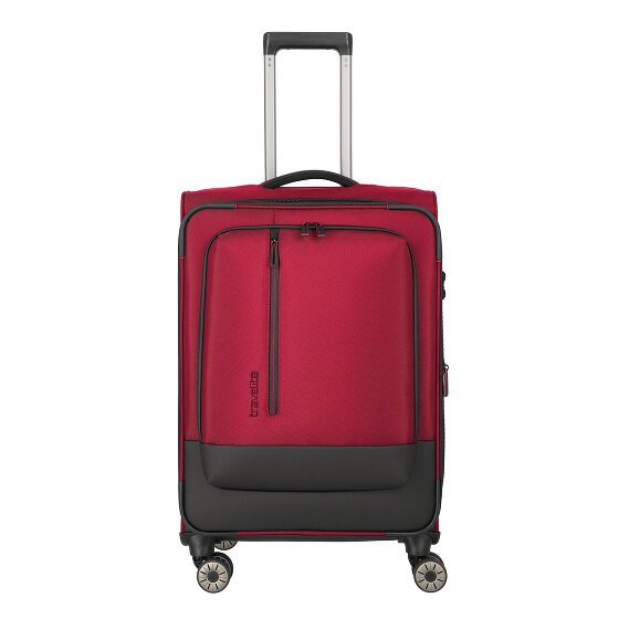 Travelite Crosslite 5.0 4 wielen Trolley M 66 cm met uitbreidingsplooi