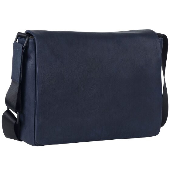 Leonhard Heyden Den Haag Messenger Leer 37 cm Laptopcompartiment