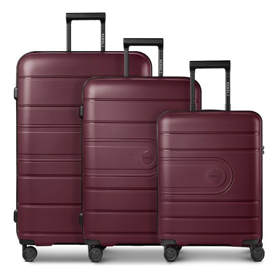 Redolz Essentials 11 4 wielen Kofferset 3-delig met uitbreidingsplooi