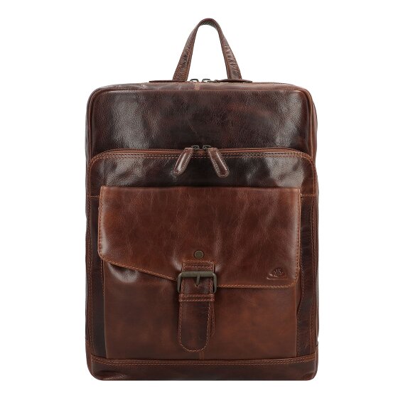 Greenburry Rugged Zakelijke rugzak Leer 39 cm Laptop compartiment Greenburry Rugged Zakelijke rugzak Leer 39 cm Laptop compartiment