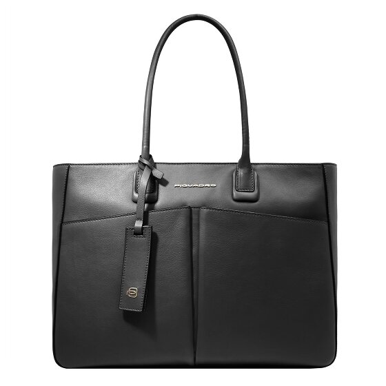 Piquadro Ashley Shopper Tas Leer 41 cm Laptop compartiment
