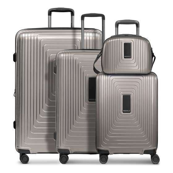 Redolz Essentials 14 4-wiel kofferset + beautycase 4 stuks met stretchvouw