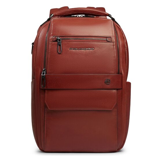 Piquadro Solm Dagrugzak Leer 39 cm Laptop compartiment