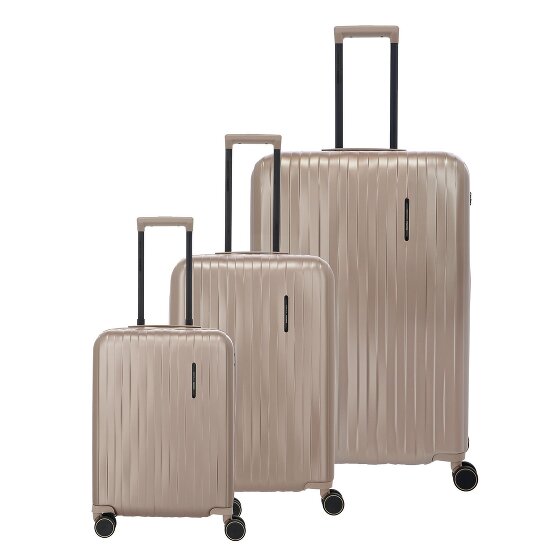 Travelite Barbara Novelty 4 wielen Kofferset 3-delig met uitbreidingsplooi