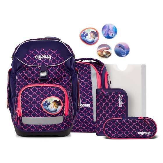 Ergobag Set rugzakken 6 st. incl. klittenbandset