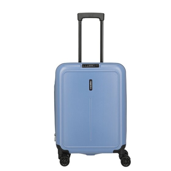 Travelite Basics opvouwbare 4-wiel cabinewagen 55 cm met uitbreidingsplooi