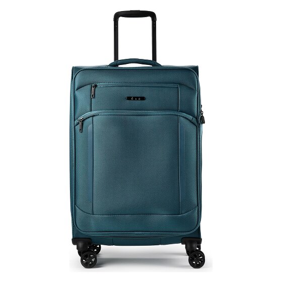 d&n Travel Line 9804 4 wielen Trolley M 68 cm met uitbreidingsplooi