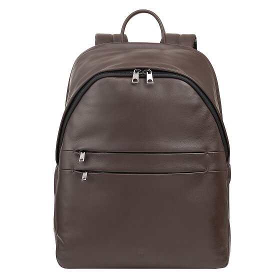 DuDu New York Dagrugzak Leer 41 cm Laptop compartiment