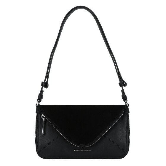 Karl Lagerfeld Hardware Mini tas Schoudertas Leder 18 cm met uitbreidingsplooi