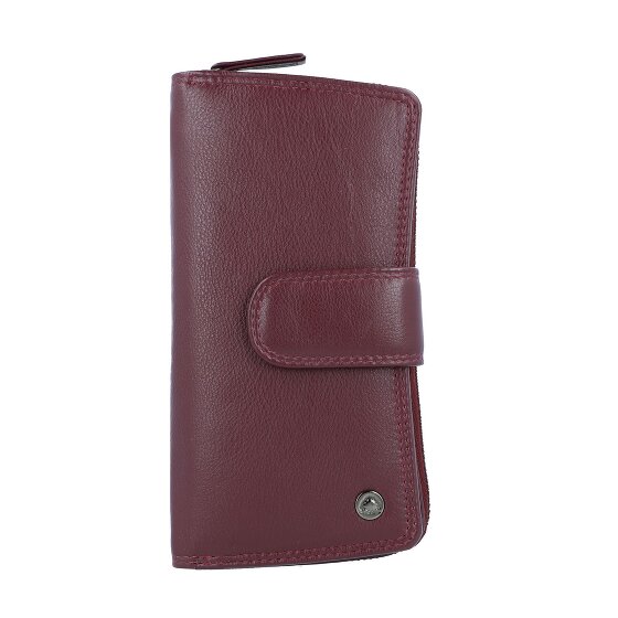 Greenburry Sponsachtig portefeuille leer 9,5 cm