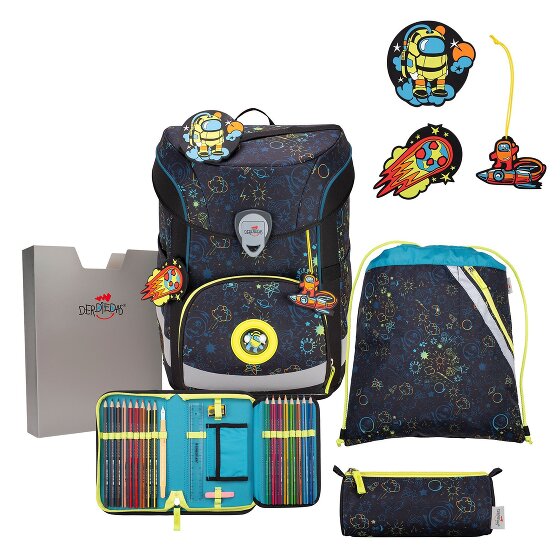 DerDieDas ErgoFlex Easy LED Schooltas set 5-delig