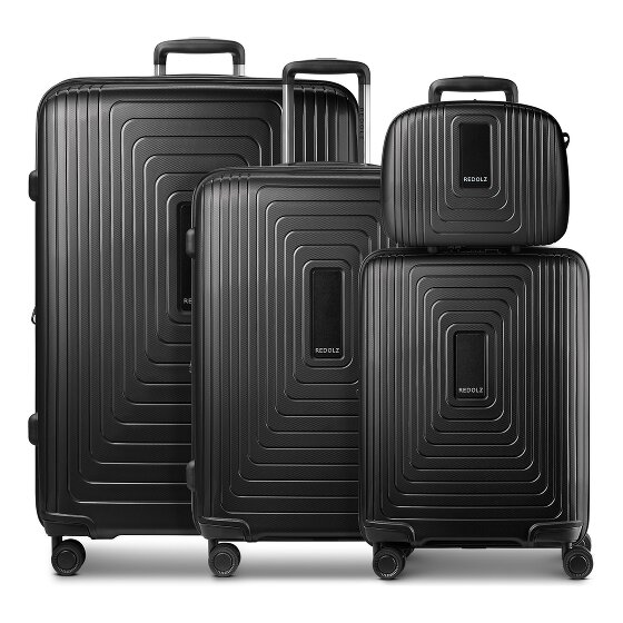 Redolz Essentials 14 4-wiel kofferset + beautycase 4 stuks met stretchvouw