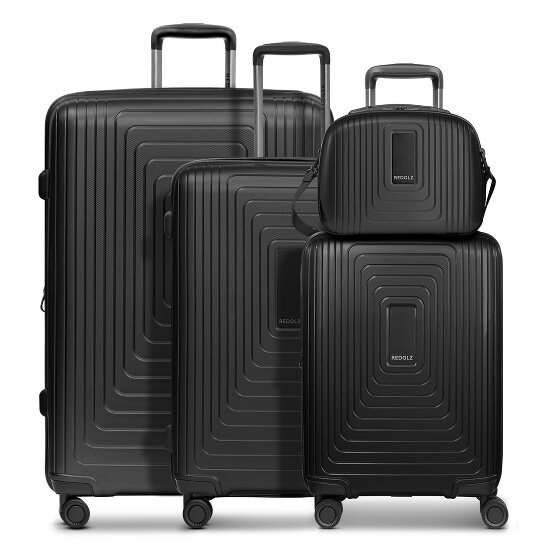 Redolz Essentials 14 4-wiel kofferset + beautycase 4 stuks met stretchvouw