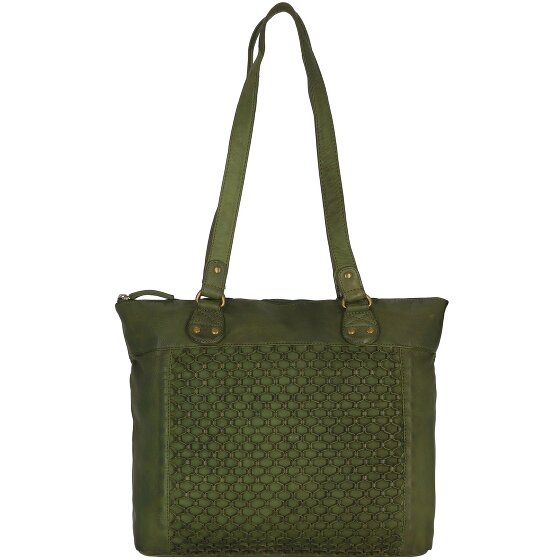 Greenland Nature Femi & Nine Leren Schoudertas 35 cm