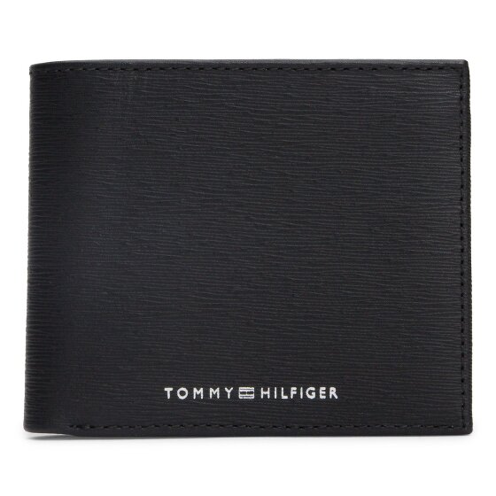 Tommy Hilfiger TH Plaque Portemonnee Leer 11.5 cm
