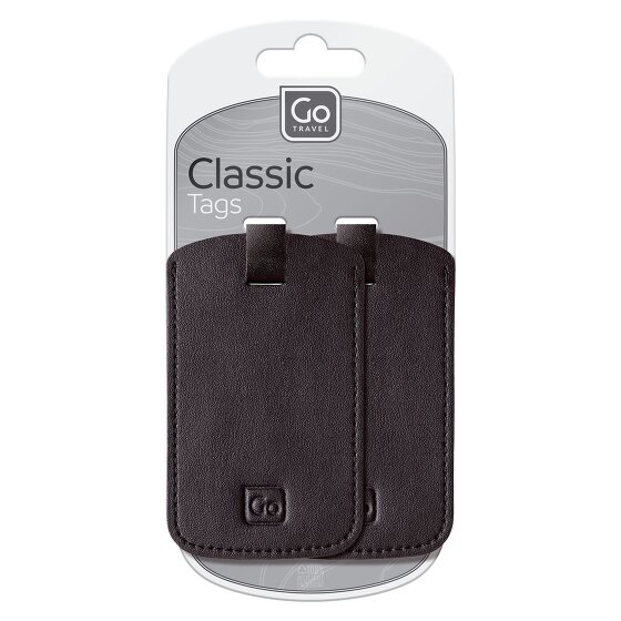 Go Travel Classic Tags adresetiketten set 2 stuks.