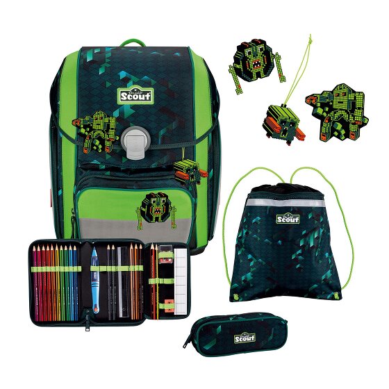 Scout Genius Schooltas set 4-delig