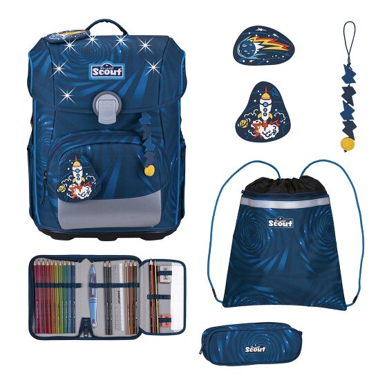 Scout Neo LED Schooltas set 8-delig
