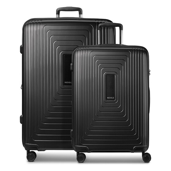 Redolz Essentials 14 Kofferset met 4 wielen, M+L, met uitbreidingsplooi