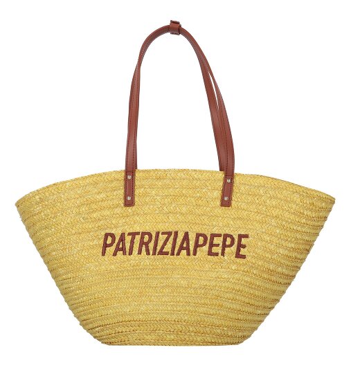 Patrizia Pepe Summer Straw Shopper Tas 51 cm