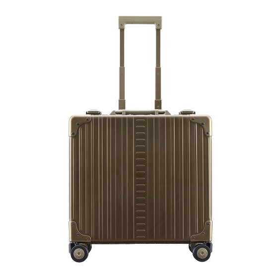 Aleon Luxe zakelijke trolley met 4 wielen, Aluminium, 45 cm