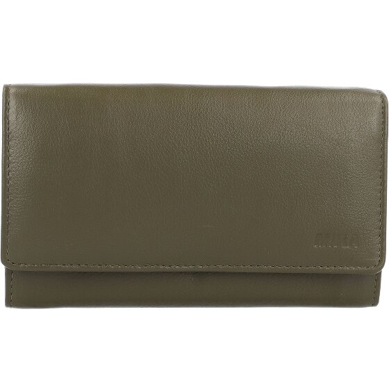 Mika Leren portemonnee 17 cm