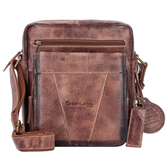 Greenland Nature Mascu & Line Schoudertas Leer 25 cm