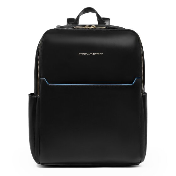 Piquadro Blue Square Dagrugzak RFID-bescherming Leer 37 cm Laptop compartiment