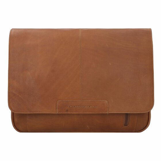 The Chesterfield Brand Wax Pull Up Boodschapper Leer 40 cm Laptop compartiment