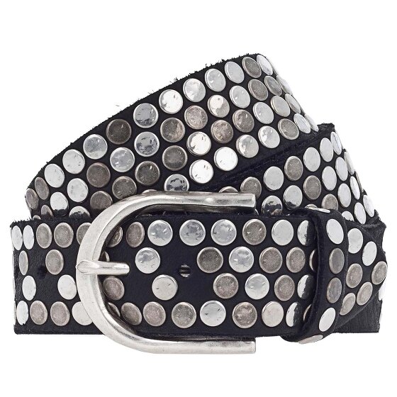 b.belt Studded riem leer