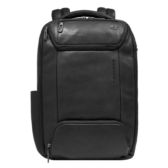 Piquadro Cronus Zakelijke rugzak RFID-bescherming Leer 41 cm Laptop compartiment