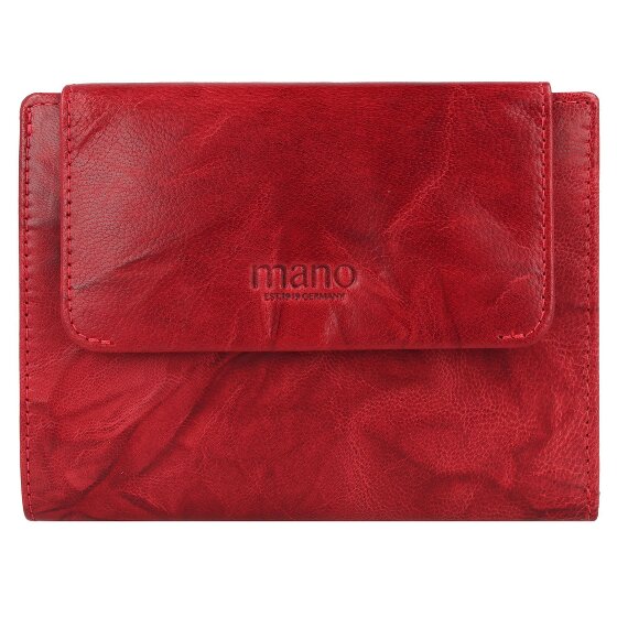 mano Donna Aurona Portemonnee RFID Leer 14 cm