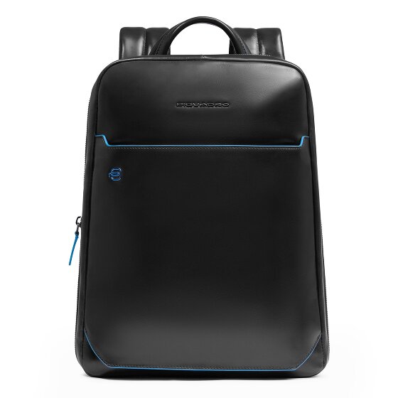 Piquadro Blue Square Dagrugzak RFID-bescherming Leer 37 cm Laptop compartiment