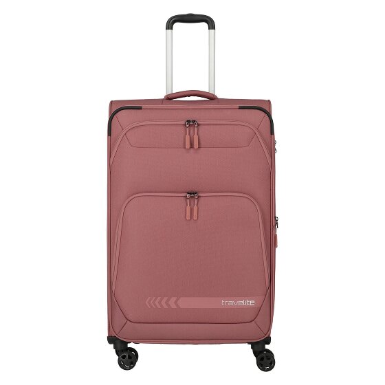 Travelite Kick Off 4 wielen Trolley L 78 cm met uitbreidingsplooi