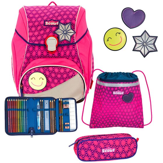 Scout Alpha Neon Safety Schooltas set 4-delig
