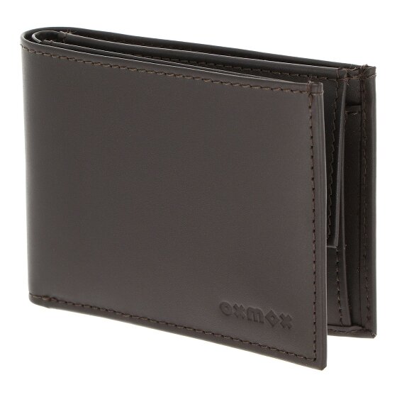 oxmox Leather Portemonnee RFID-bescherming Leder 11 cm