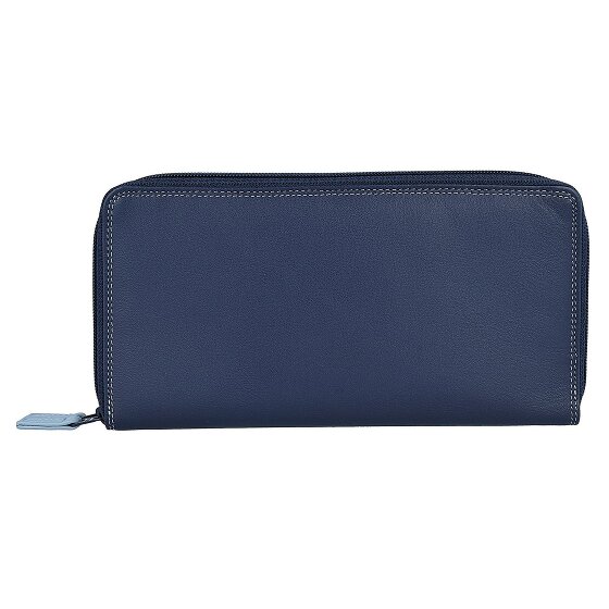 Mywalit Grote dubbele ritssluiting portemonnee leer 18 cm