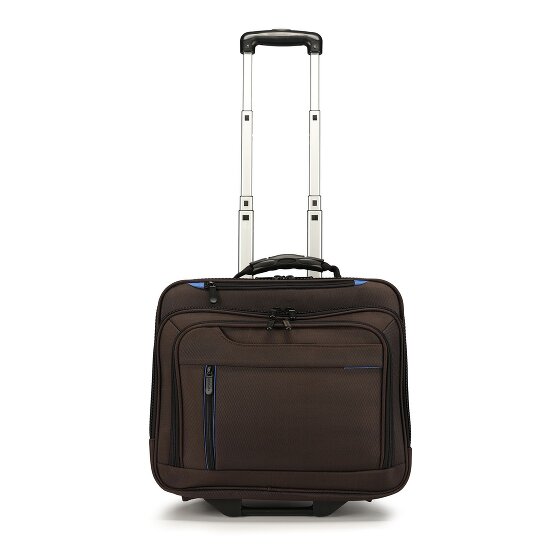 Dermata 2 wielen Zakelijke trolley 38 cm Laptopvak