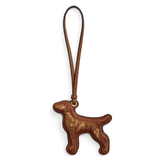 Lauren Ralph Lauren Marcy tasbedeltje van leer, 6 cm